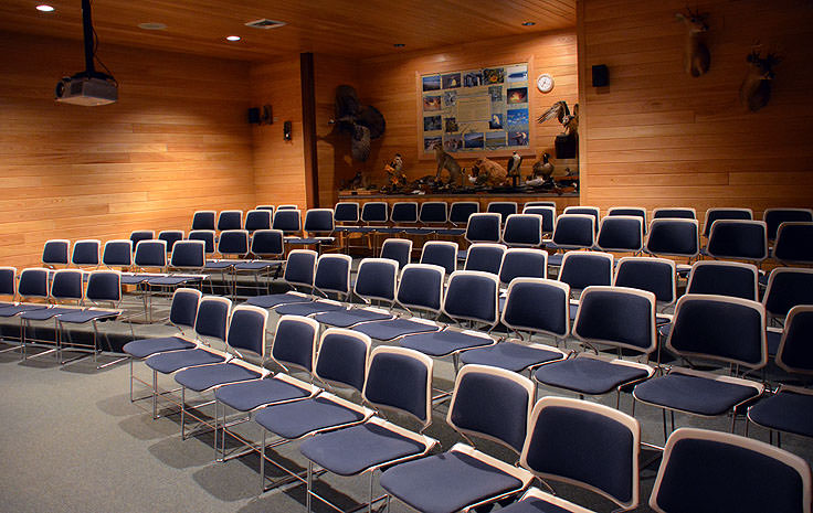 Lecture room at Hammocks Beach State Park