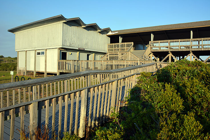Visitor center at Picnic Park, Atlantic Beach, NC