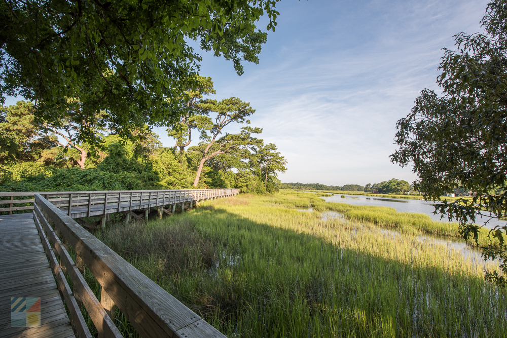 Calico Creek Boardwalk in Morehead City NC